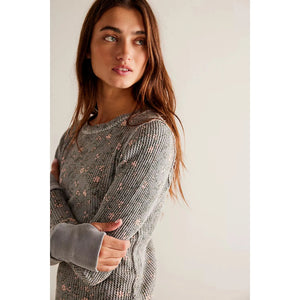 Free People We The Free Pretty Little Thermal in Sage Combo