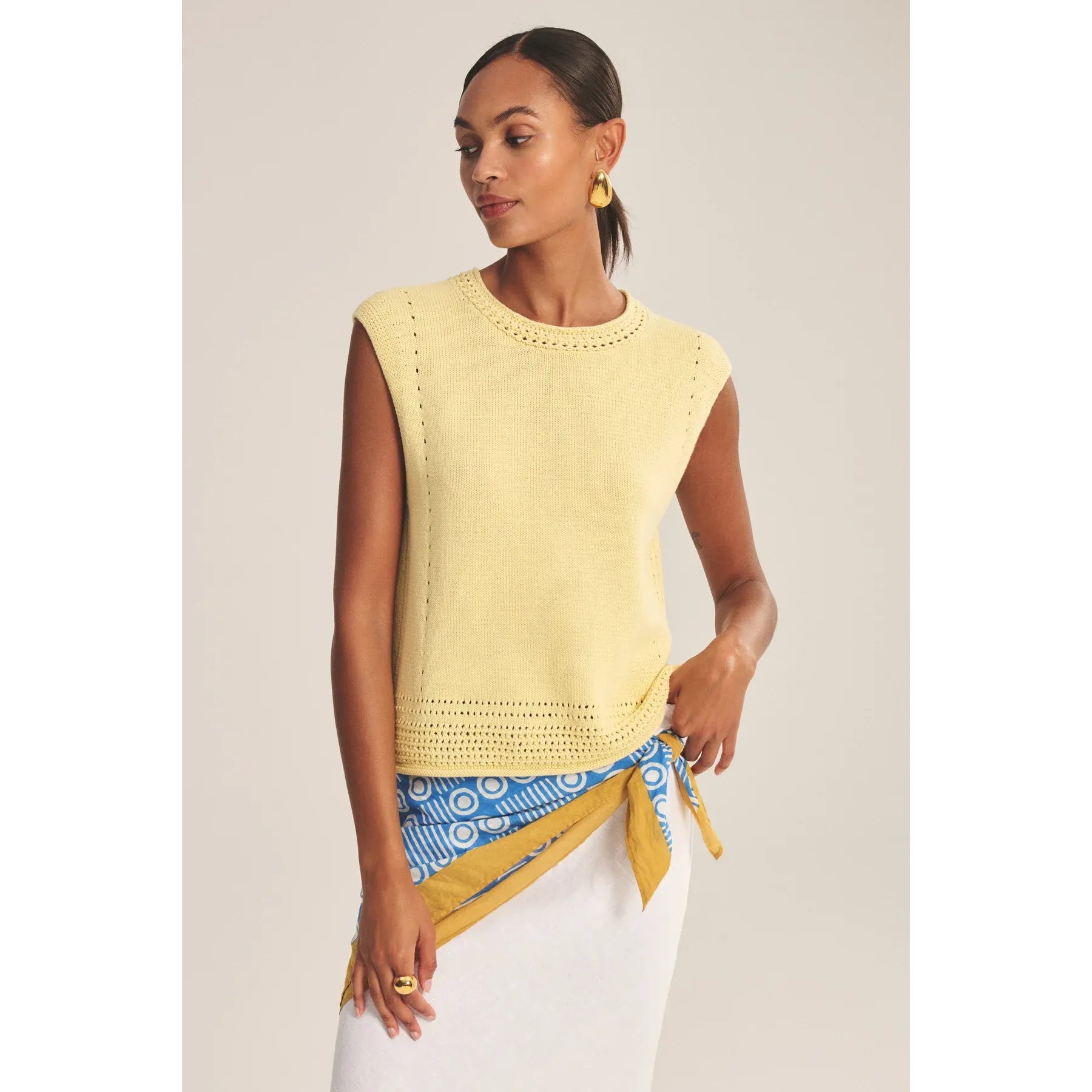 Velvet by Graham & Spencer Vanny Sweater in Butter
