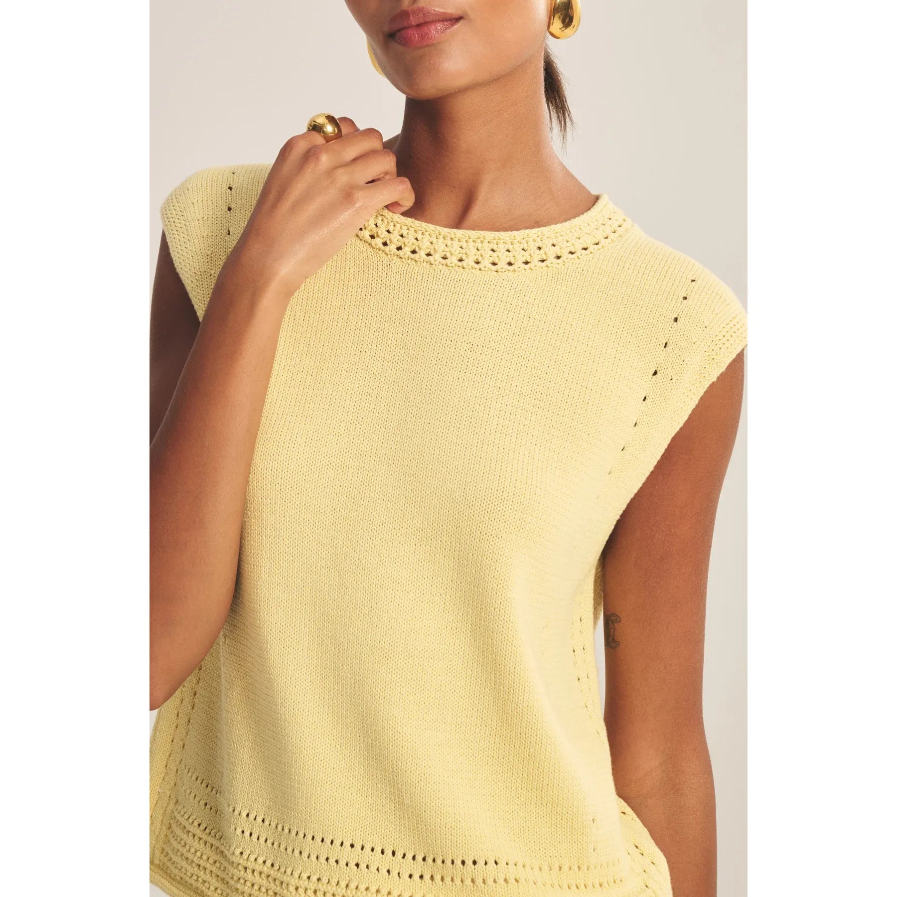 Velvet by Graham & Spencer Vanny Sweater in Butter