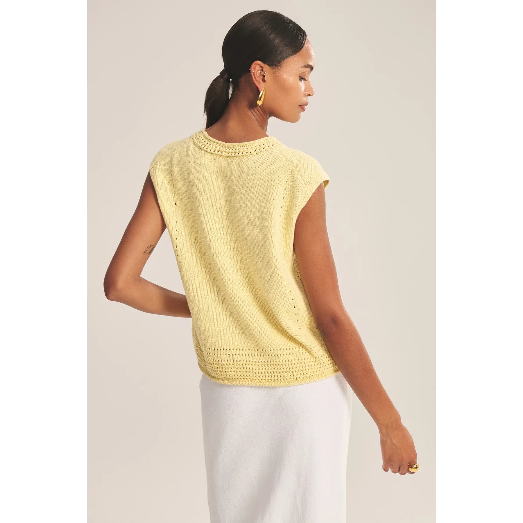 Velvet by Graham & Spencer Vanny Sweater in Butter