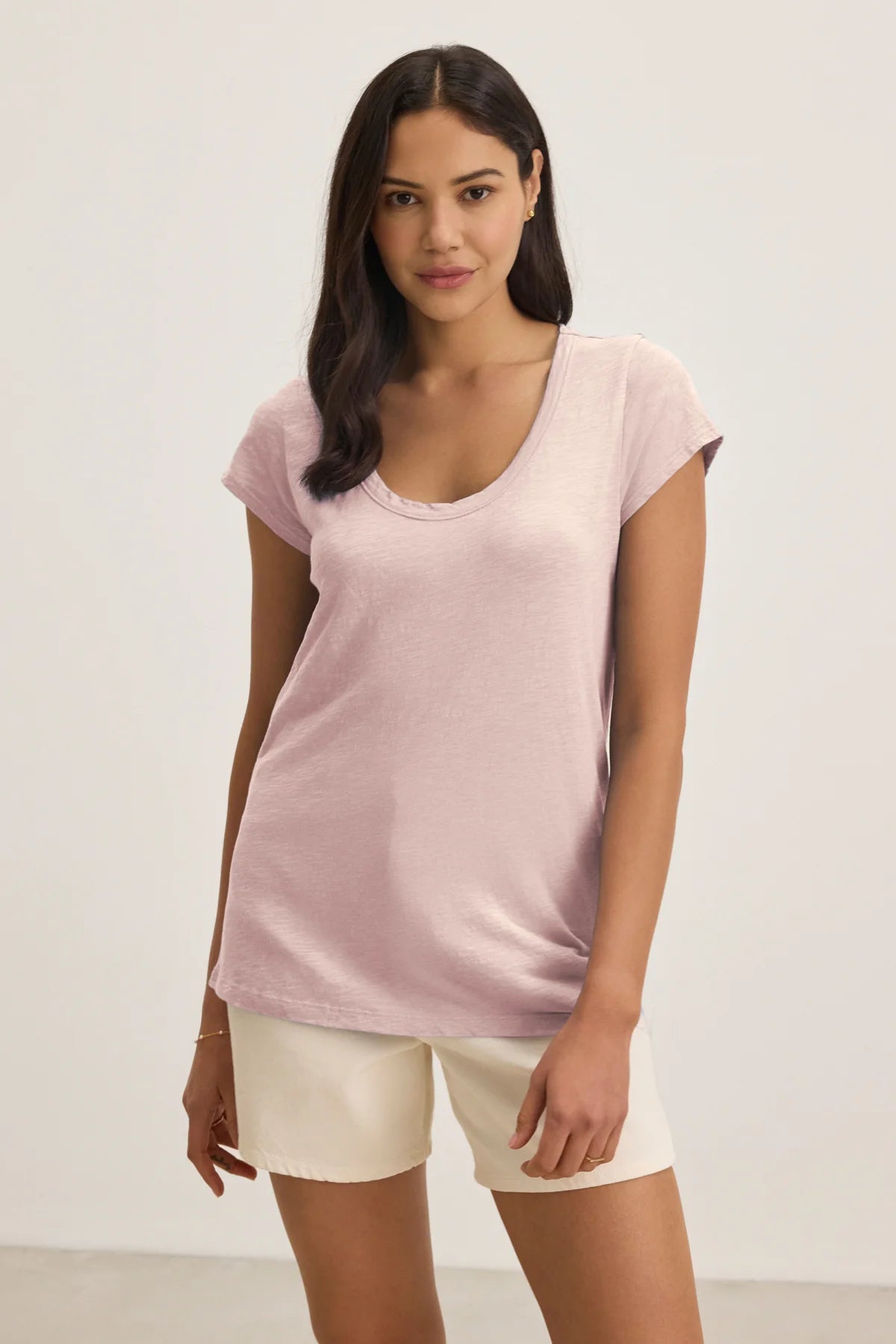 Velvet by Graham & Spencer Kira Tee in Ballet