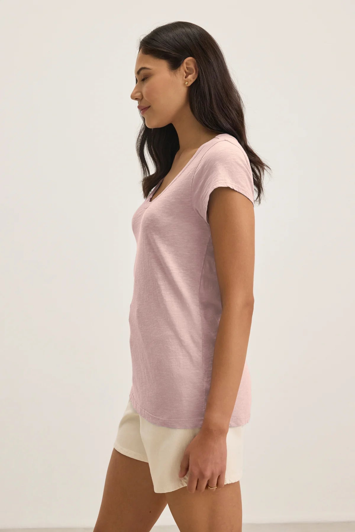 Velvet by Graham & Spencer Kira Tee in Ballet