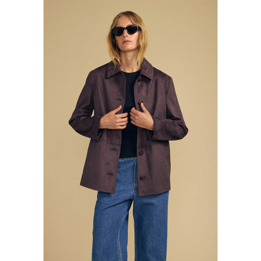 Velvet Wendolyn Faux Suede Jacket