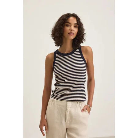 Velvet by Graham & Spencer Lua Tank in Navy