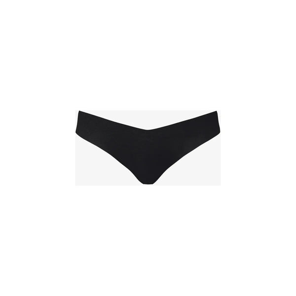 Commando Classic Solid Thong in Black
