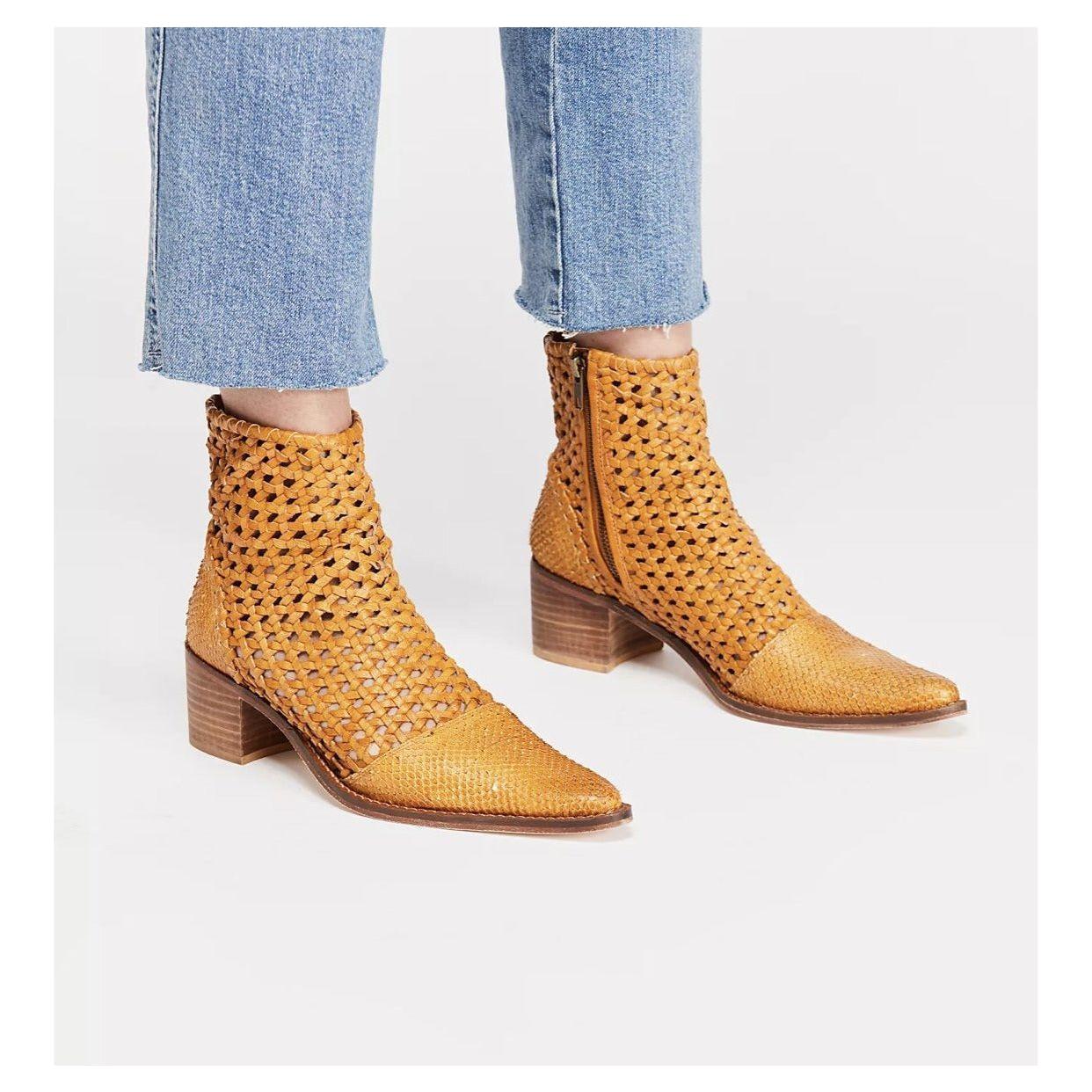 Free People In The Loop Woven Boot in Tan 46142188