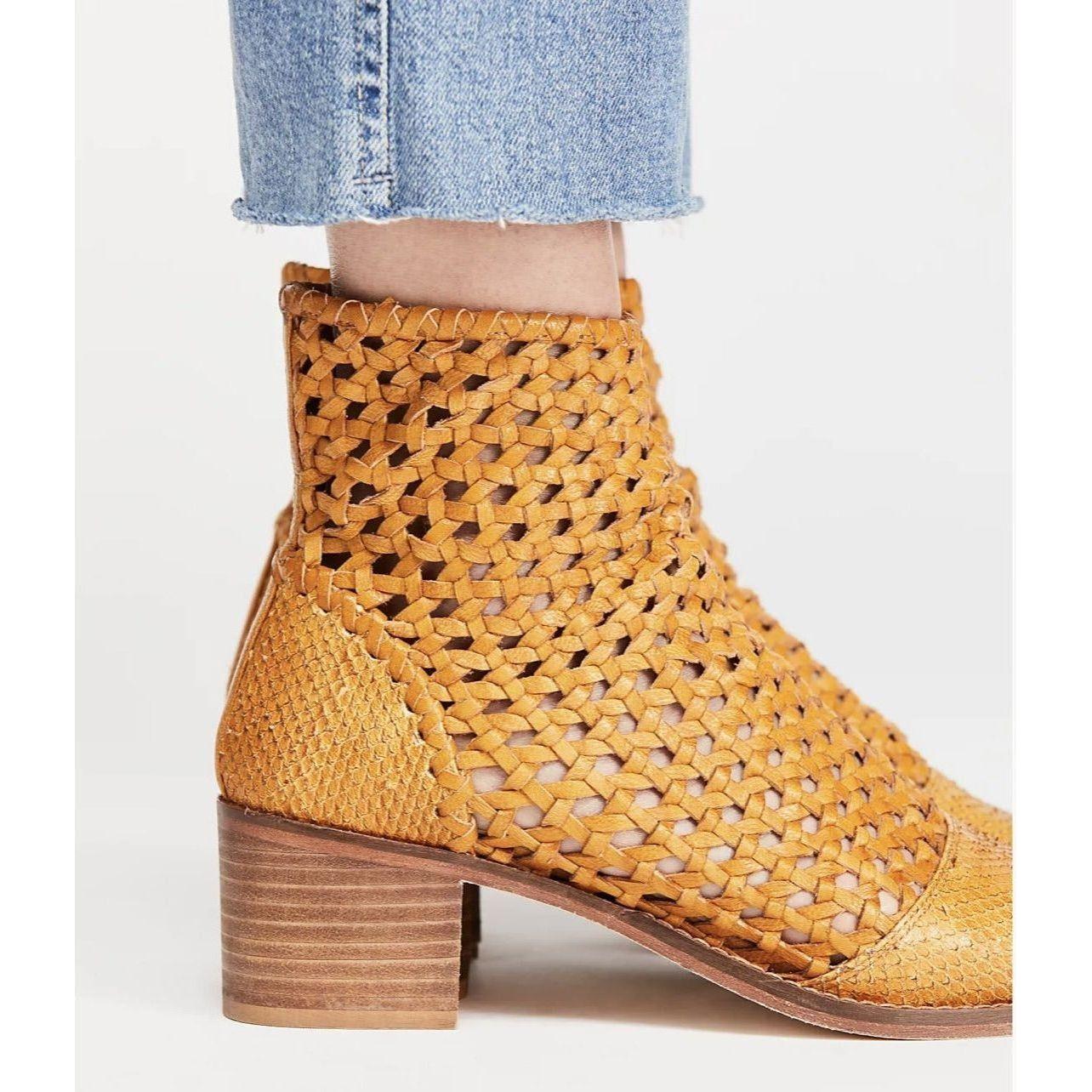 Free People In The Loop Woven Boot in Tan 46142188