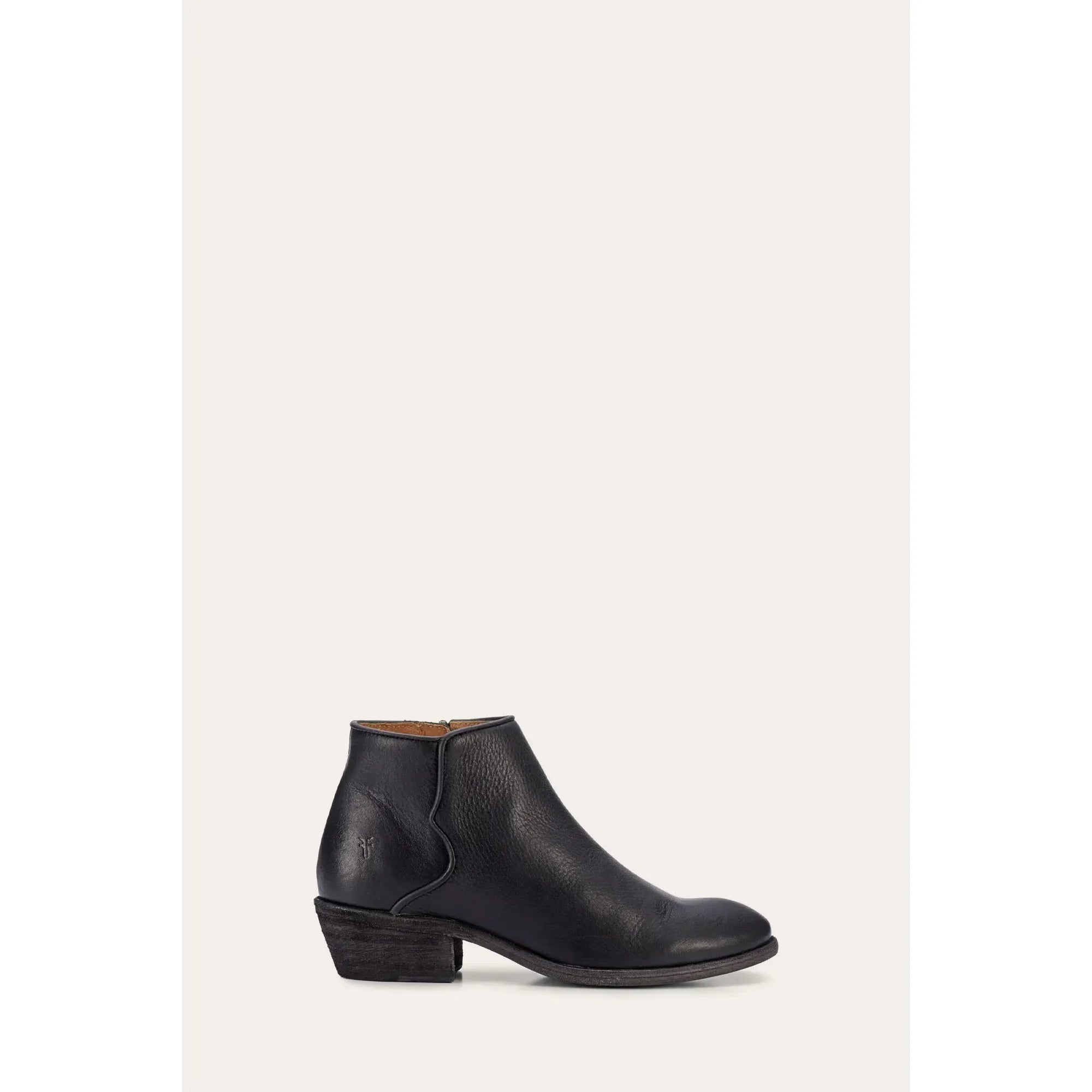 Frye Carson Piping Bootie in Black